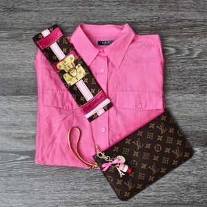 NEW RALPH LAUREN Pink Long Sleeve Shirt